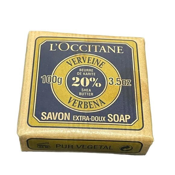 L'Occitane 100g/3.5oz Savon Extra-Doux Verbena Extra Gentle Soap‎ Pure Vegetable - Picture 1 of 6